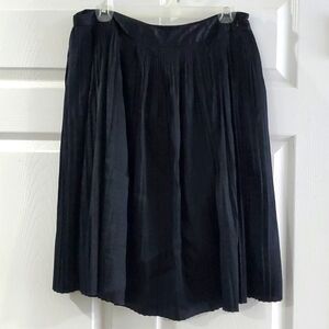 Anne Klein Pleated Viscose Blend Skirt Sz 8